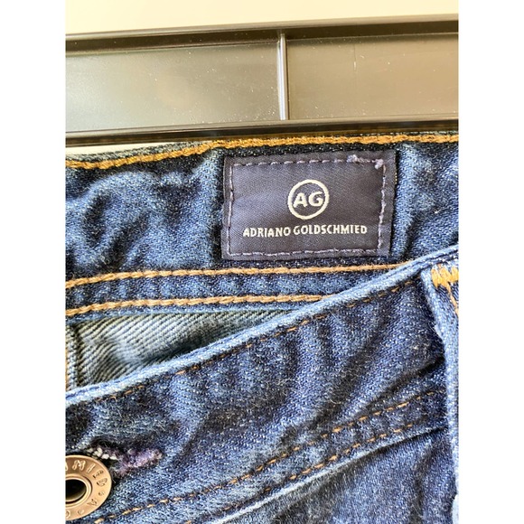AG Adriano Goldschmied Men's Medium Wash The Portege Straight Leg Jeans sz 38X34 - Picture 6 of 10